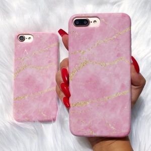 (SOLD) PINK AND GOLD IPHONE 6S CASE